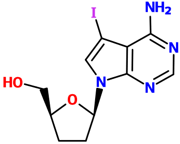 (图片) MC080806 7-Deaza-7-iodo-2',3'-dideoxyadenosine